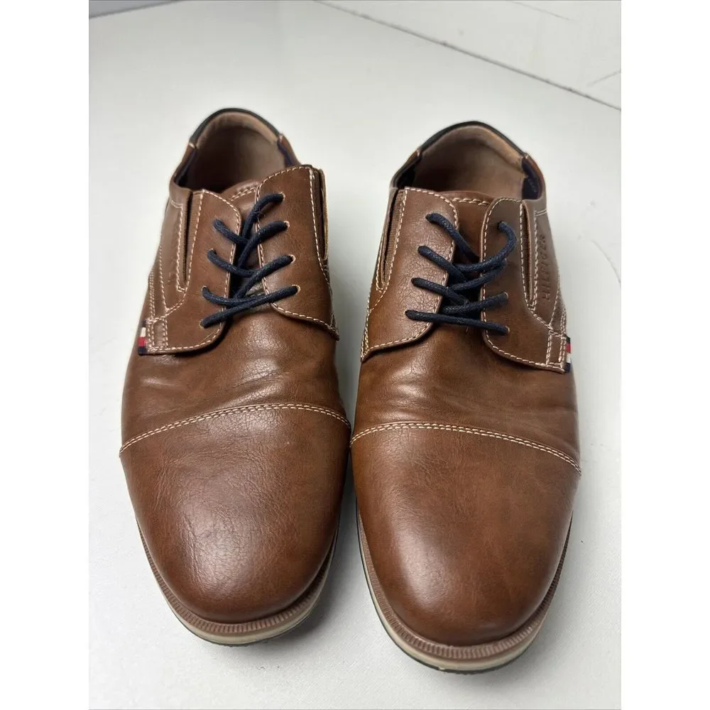 TOMMY HILFIGER Urban Oxford‎ Shoes Men's Size US 9 M Dark Natural